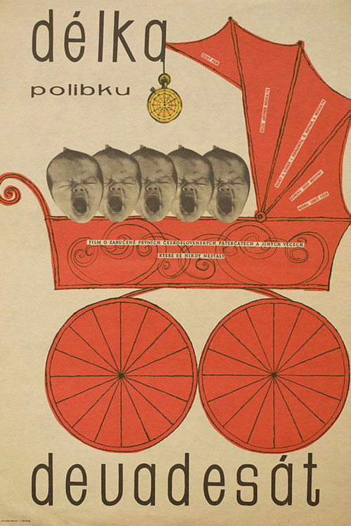 Délka polibku devadesát poster