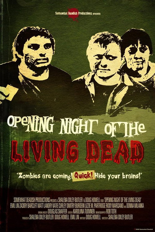 Opening Night of the Living Dead poster